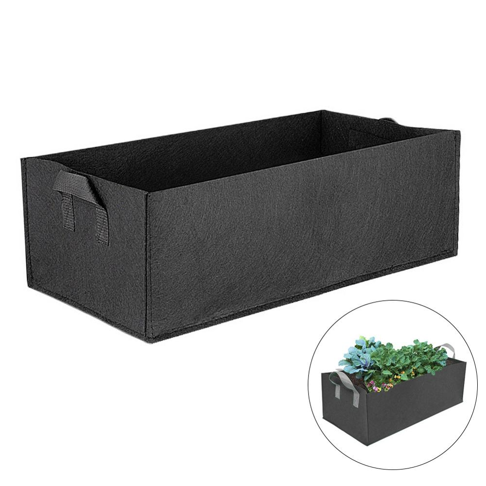 Lisslune | Foldable storage box made of felt for plants with handles