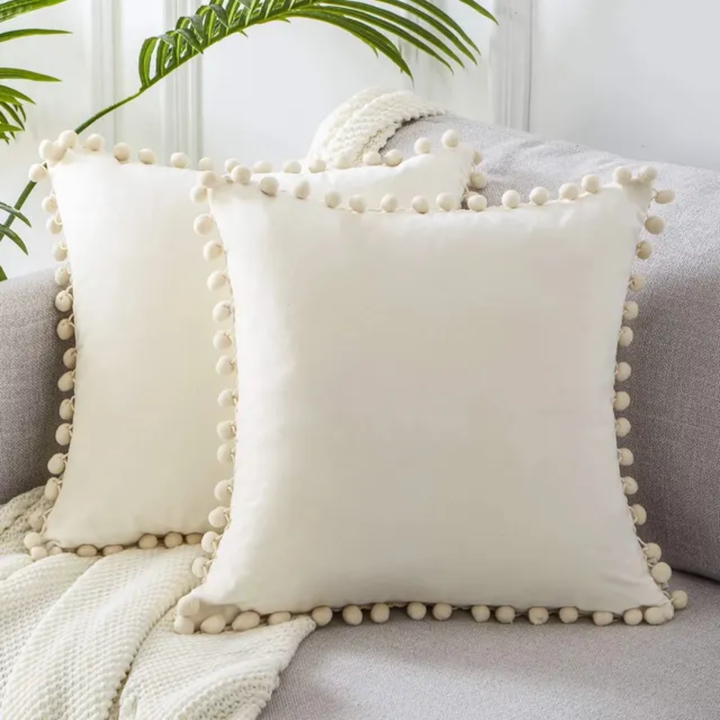 Lisslune | Scandinavian Sofa Cushion Cover Cotton Linen