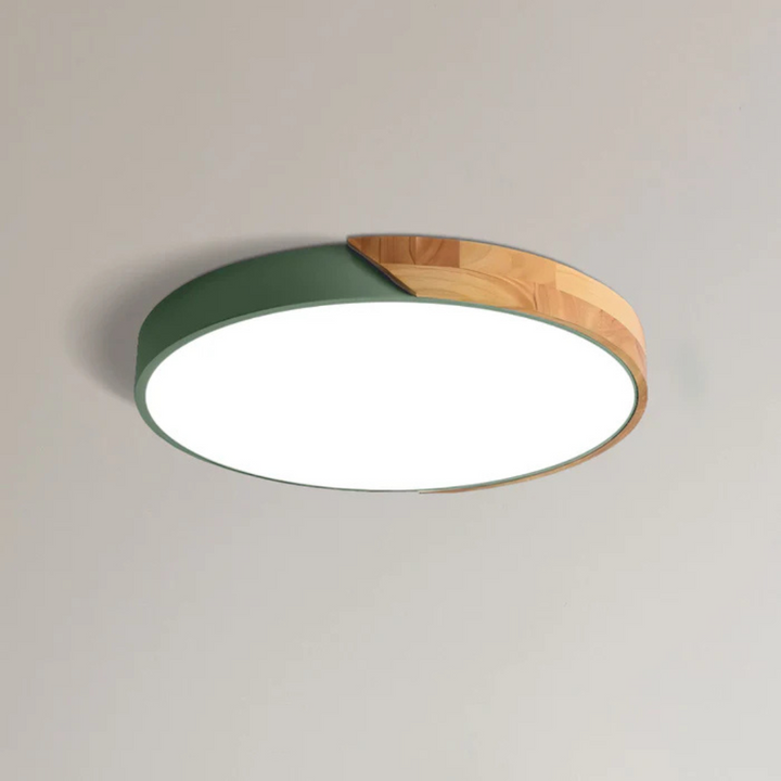Lisslune | Delos – Scandinavian Wooden LED Ceiling Light | Modern Energy-Efficient Interior Lighting