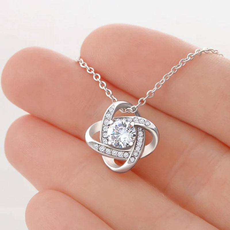 Lisslune | To my daughter dear knot necklace