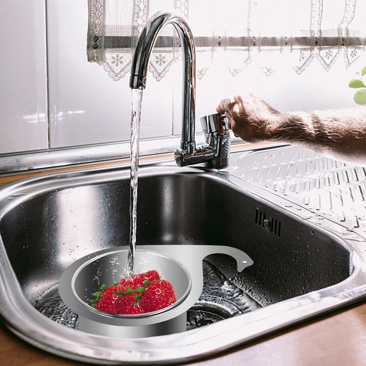 Lisslune | Stainless Steel Swan Sink Drain Basket