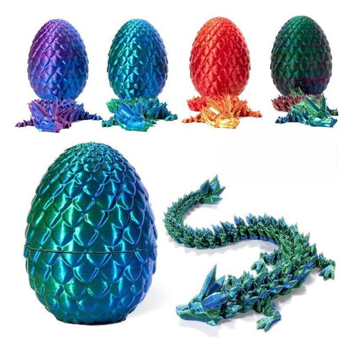 Lisslune | Gemstone Dragon Egg Ornaments