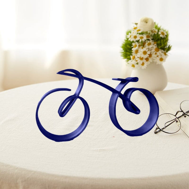 Lisslune | Minimalistic Bicycle Sculpture Wire Mesh Style
