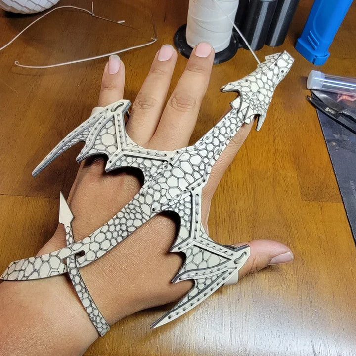 Lisslune | Leather Hand Dragon Bracelet
