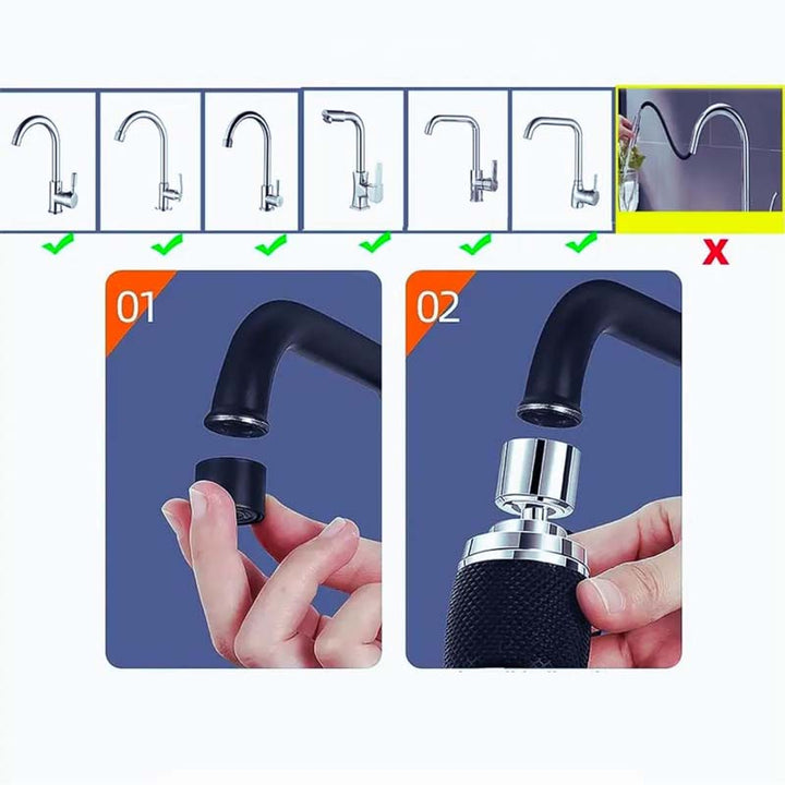 Lisslune | Pressure-regulated splash-proof faucet