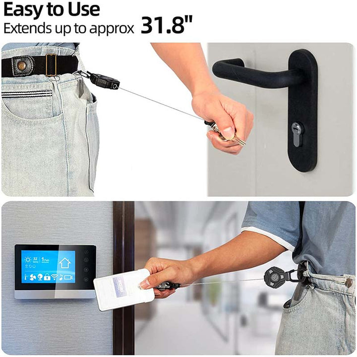 Lisslune | Heavy retractable keychain