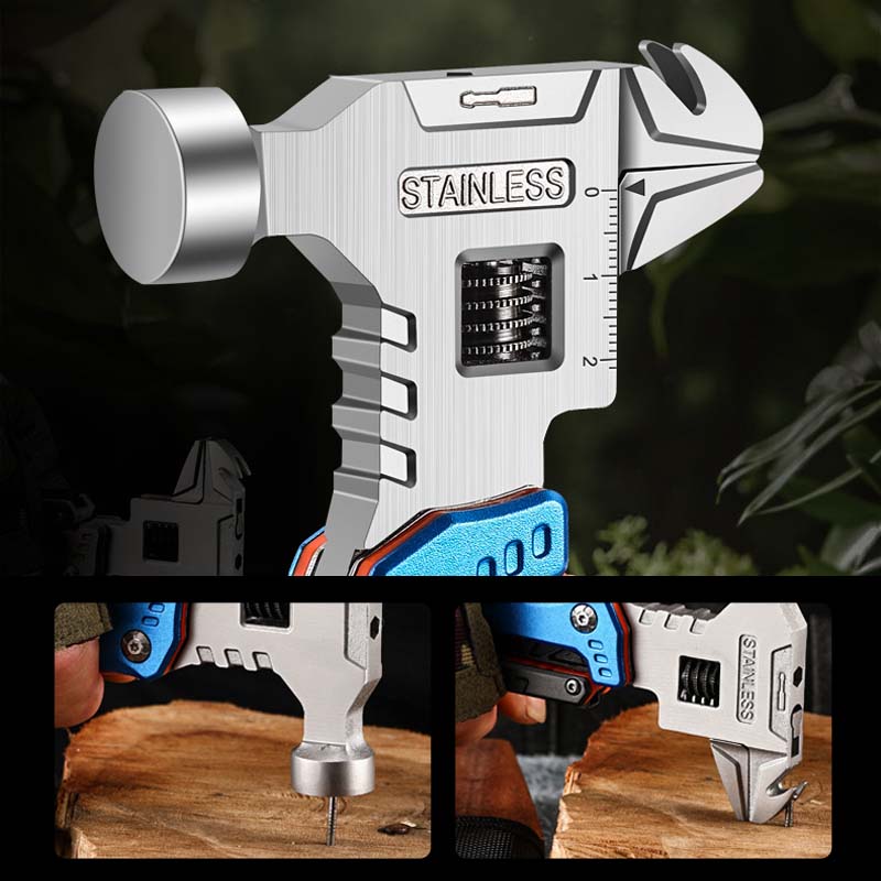 Skorter | Multifunctional Stainless Steel Folding Body Ball Hammer