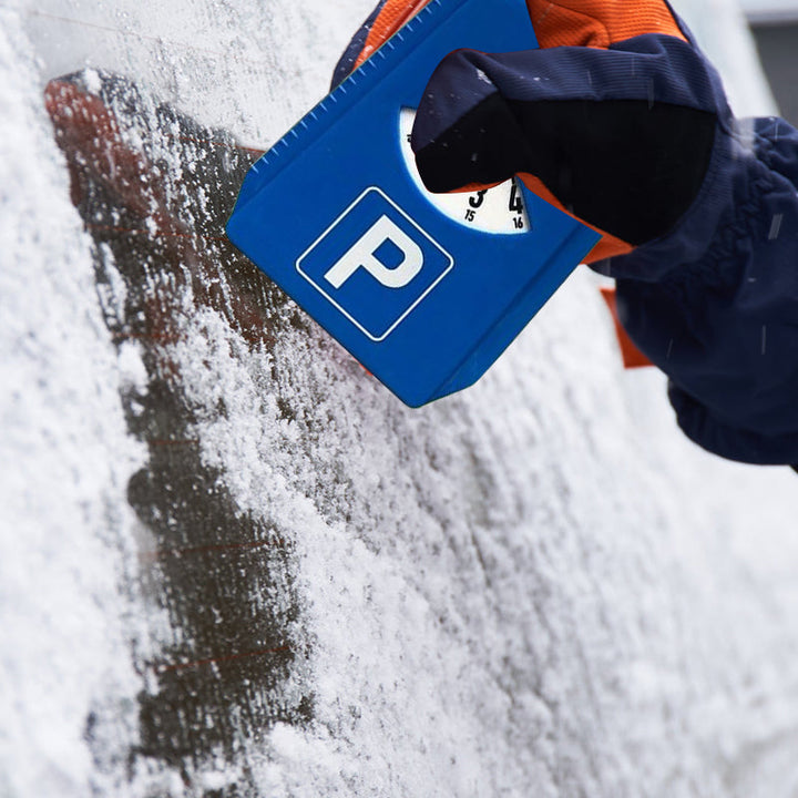 Lisslune | Parking meter with ice scraper