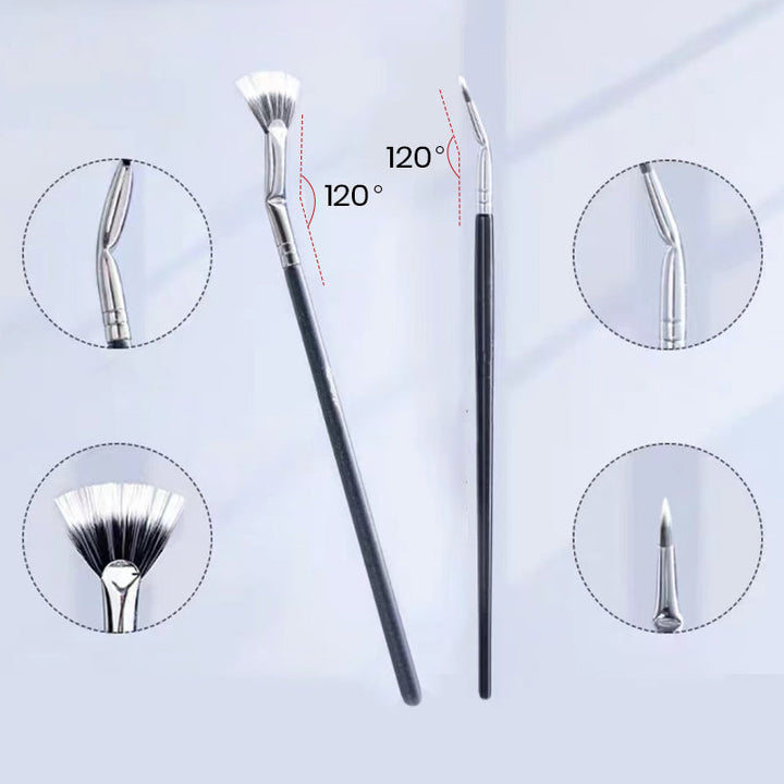 Lisslune | Angled mascara brush with wave cut