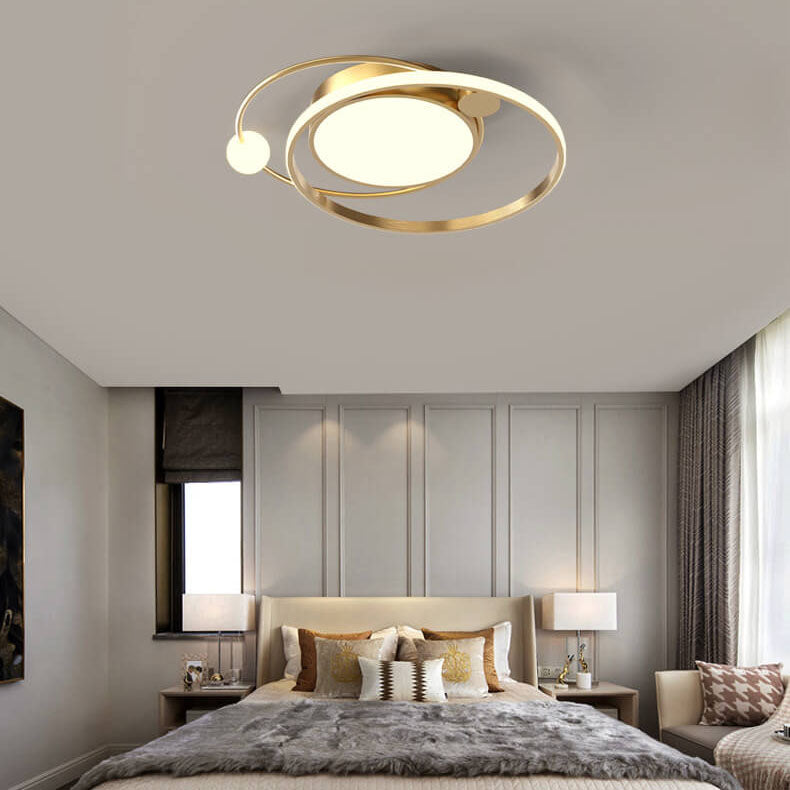Lisslune | Nordic Round Circle LED Ceiling Light flush mounted
