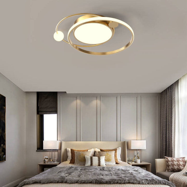 Lisslune | Nordic Round Circle LED Ceiling Light flush mounted