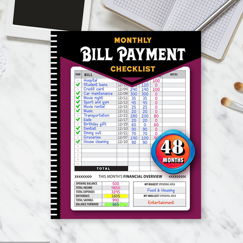 Lisslune | Invoice Payment Management Book