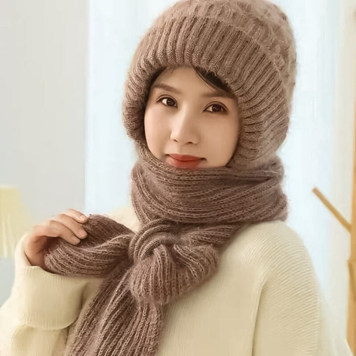 Lisslune | Integrated Hearing Protection Windproof Hat Scarf