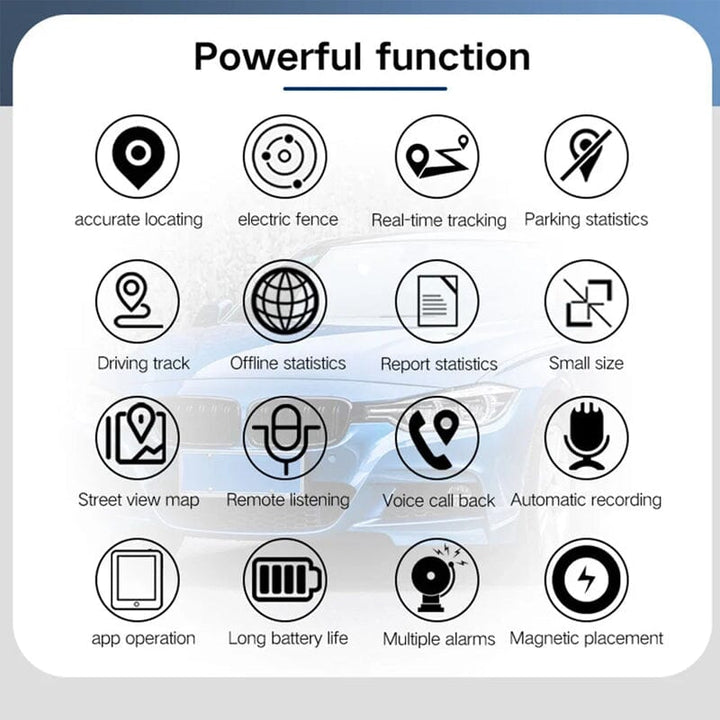 Lisslune | GPS Tracker Strong Magnetic Car Vehicle Tracking