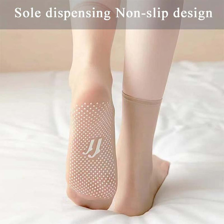 Lisslune | Spring Summer Invisible Non-Slip Crystal Silk Socks
