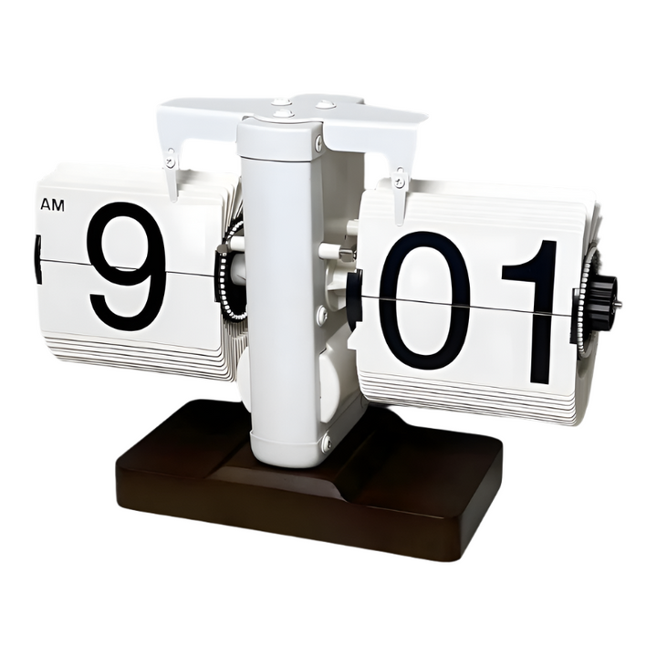 Lisslune | RetroFlip Silent Flip Clock – Vintage Style with Modern Precision