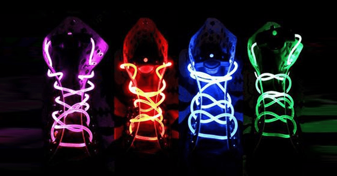 Lisslune | LED waterproof shoelaces - 3 modes - Various colors