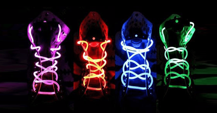 Lisslune | LED waterproof shoelaces - 3 modes - Various colors