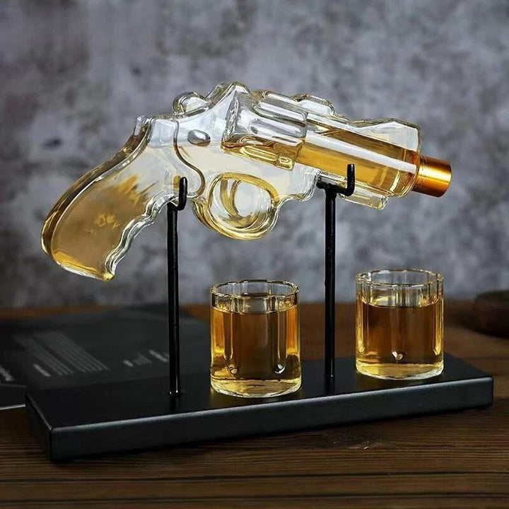 Lisslune | Unique Revolver Liquor Decanter Set