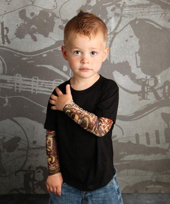 Lisslune | Kids Tattoo Sleeve T-Shirt