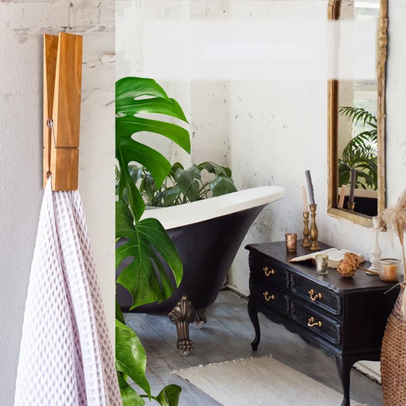 Lisslune | Clothespin Bathroom Towel Holder