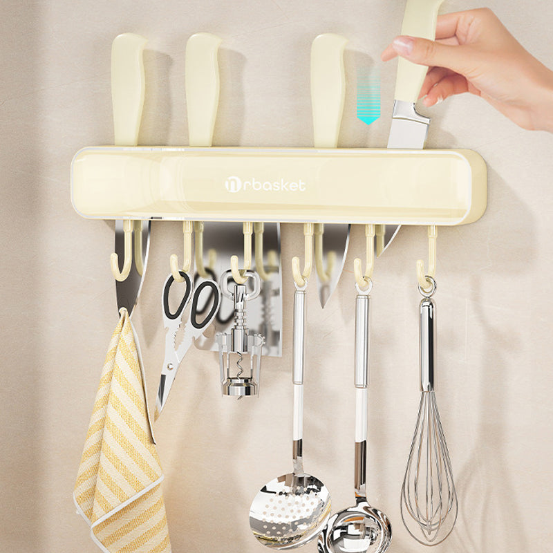 Lisslune | Multifunctional Wall Mounted Knife Storage Shelf