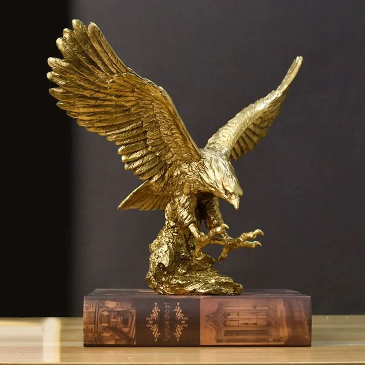 Lisslune | Golden Eagle Statue – Luxury Decor