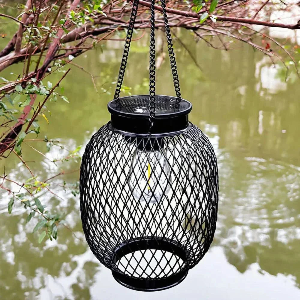 Lisslune | Sunny Garden Solar Lantern – Waterproof LED Outdoor Light with Auto Sensor
