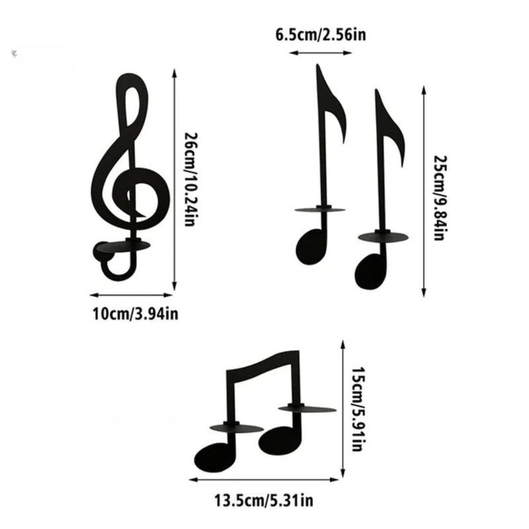 Lisslune | Luxe Creative Musical Notes Wall Light