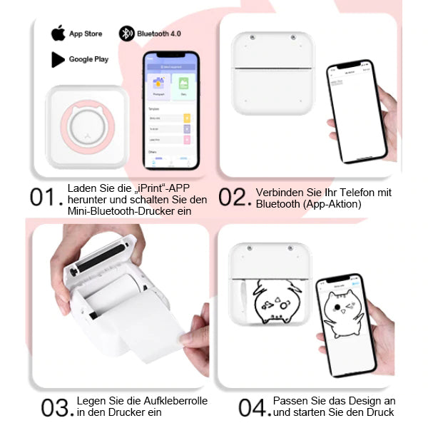 Lisslune | Practical Mini Pocket Printer