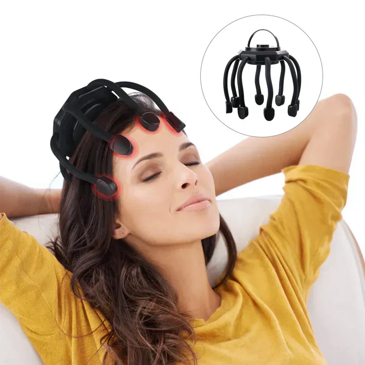 Lisslune | HoofdZorg RelaxPro – Portable Scalp Massager for Stress Reduction and Hair Growth