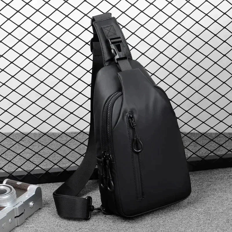 Lisslune | UrbanShield Waterproof Crossbody Bag with Anti-Theft Design