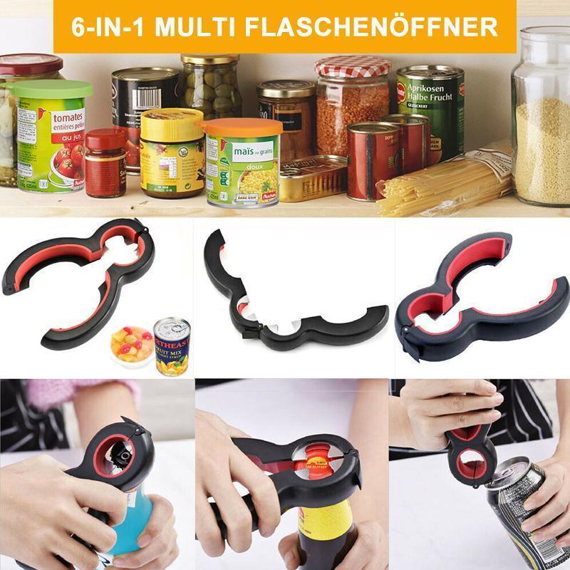 Lisslune | 6 in 1 Multifunctional Portable Bottle Opener