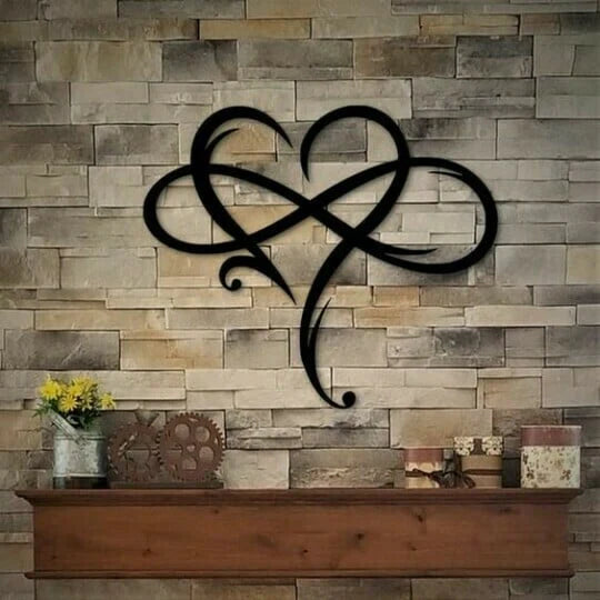 Lisslune | Iron Wall Decoration with Infinity Heart