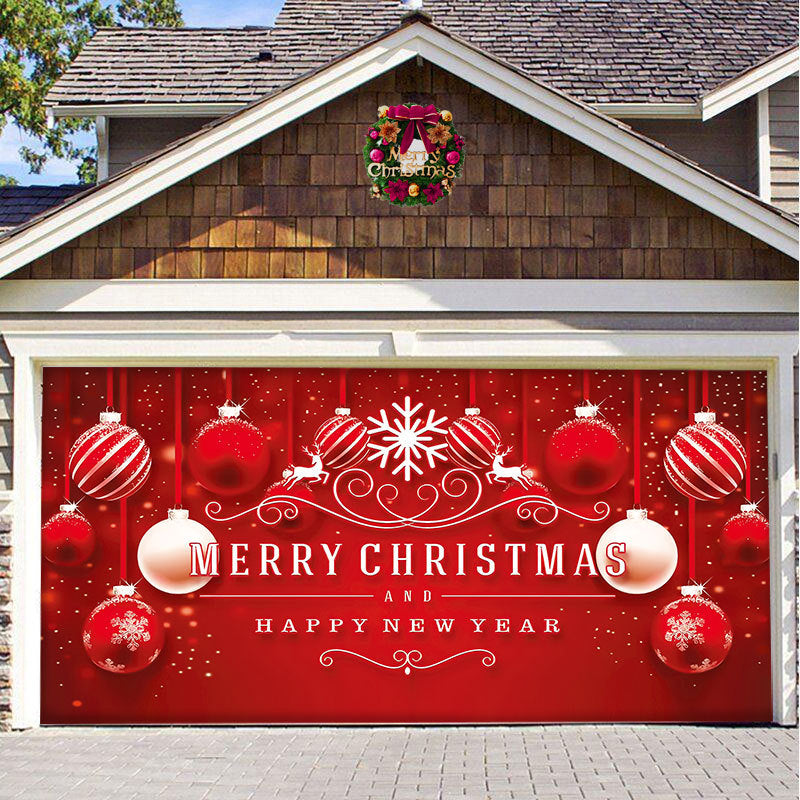 Lisslune | Snow Garage Door Banner Ornament