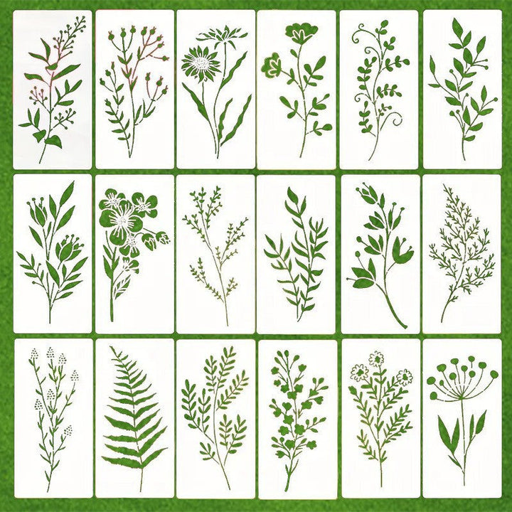 Lisslune | Large Flower Stencils for Garden Fence