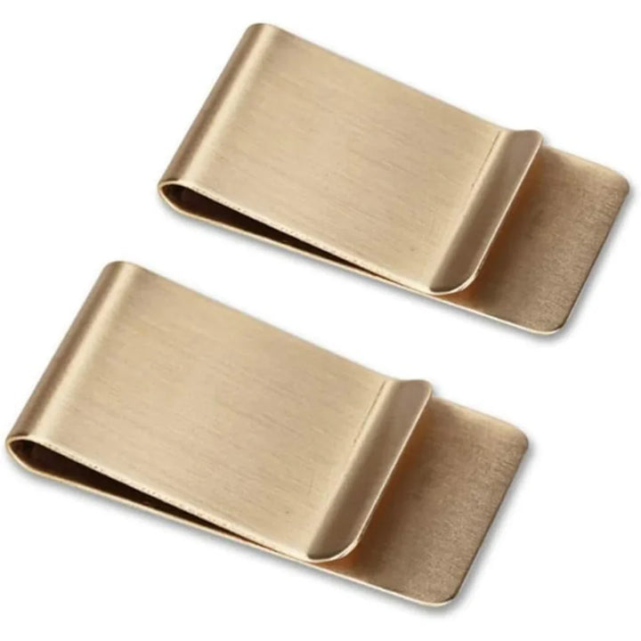 Lisslune | Elegant Stainless Steel Card Holder & Money Clip - 2-Pack
