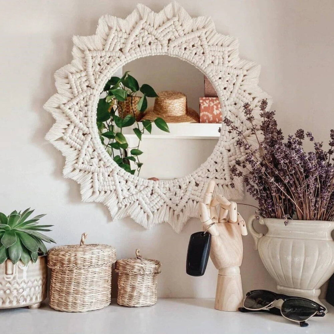 Lisslune | TasselGlow Unique Mirror for a refined bohemian atmosphere