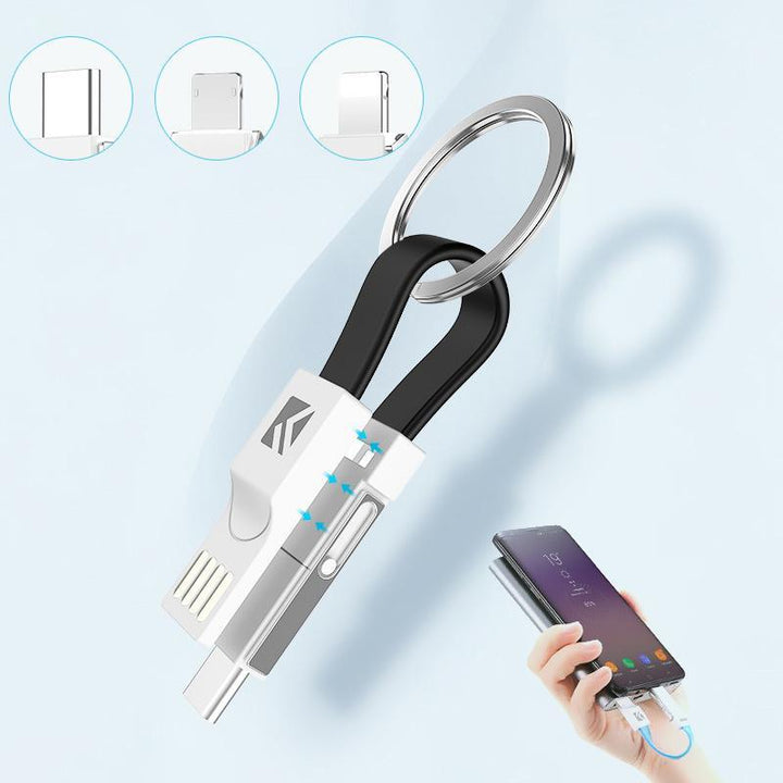 Lisslune | 3-in-1 Keychain Charging Cable