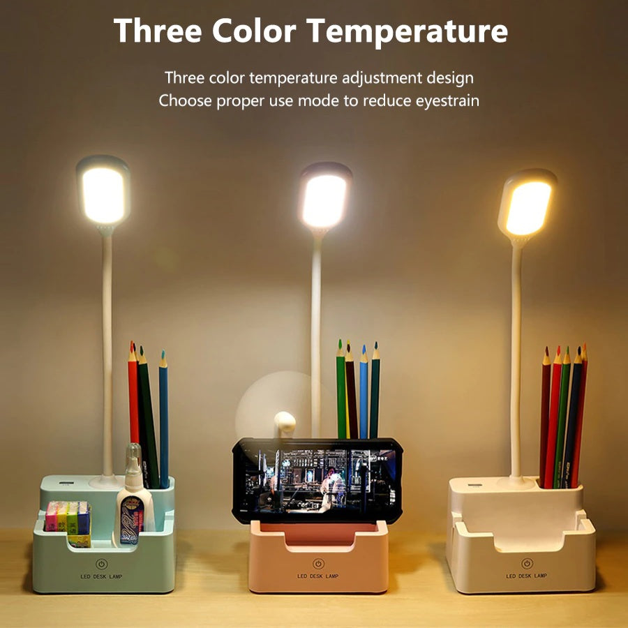 Lisslune | Desk lamp with phone holder