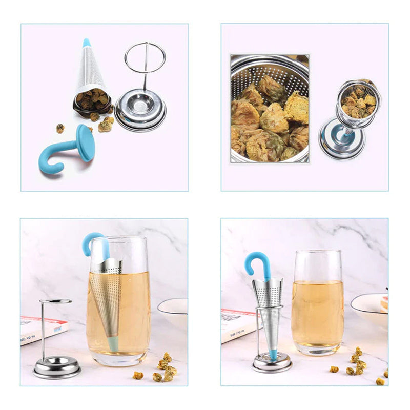 Lisslune | Stainless Steel Tea Strainer Umbrella