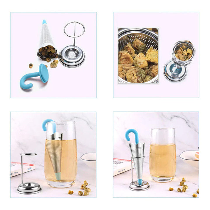 Lisslune | Stainless Steel Tea Strainer Umbrella