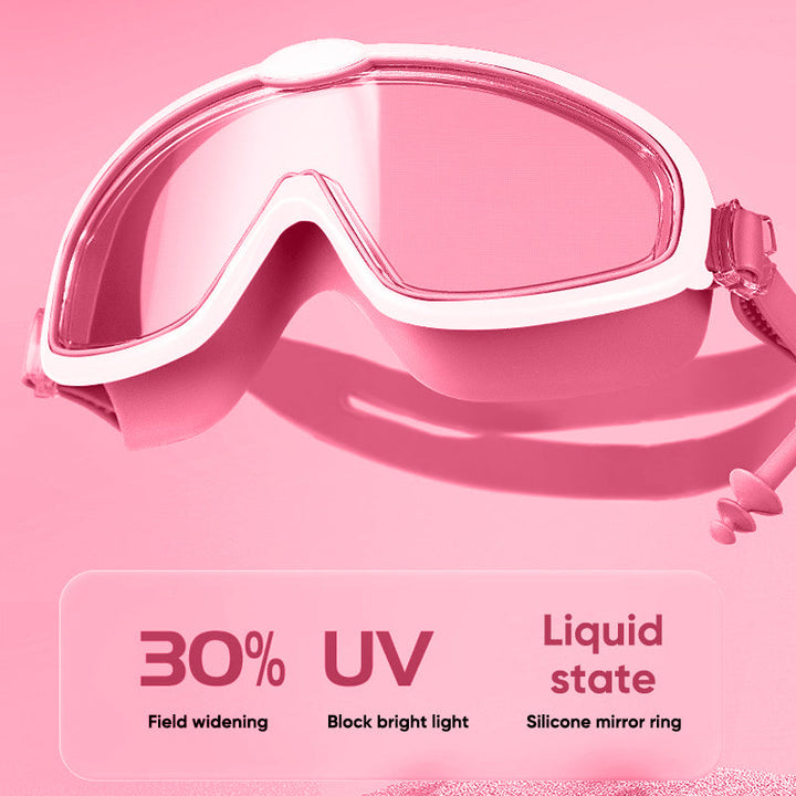 Lisslune | HD large frame waterproof and anti-fog swim goggles