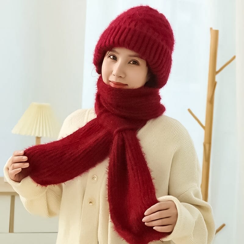 Lisslune | Integrated Hearing Protection Windproof Hat Scarf