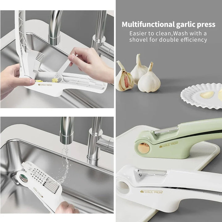 Lisslune | Garlic Press Stainless Steel