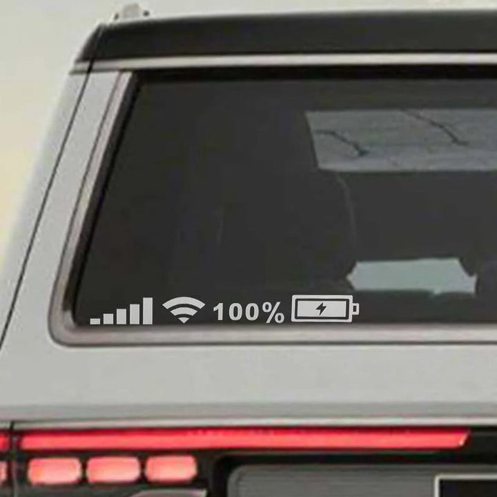 Lisslune | Reflective Battery Signal Sticker