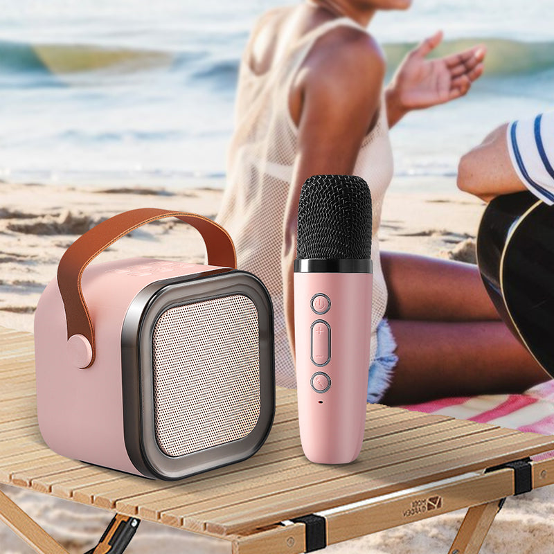 Lisslune | Mini karaoke machine with wireless microphones