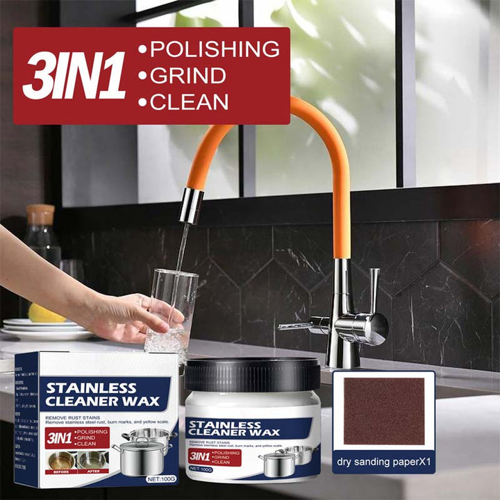 Lisslune | Magic Nano Stainless Steel Cleaning Paste Wax