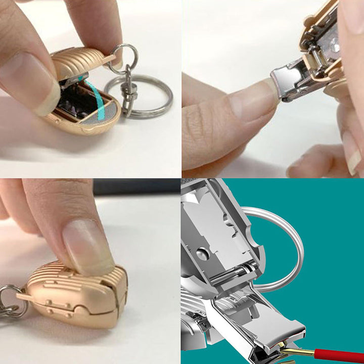 Lisslune | Portable Mini Foldable Nail Clipper Keychain