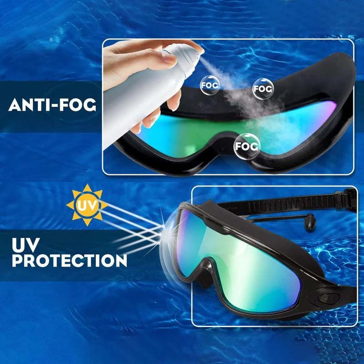 Lisslune | Wide-angle swimming goggles with anti-fog effect